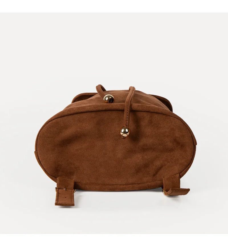 Rygsæk Retro Casual Bærbar Rejsetaske Til Kvinder - Sort