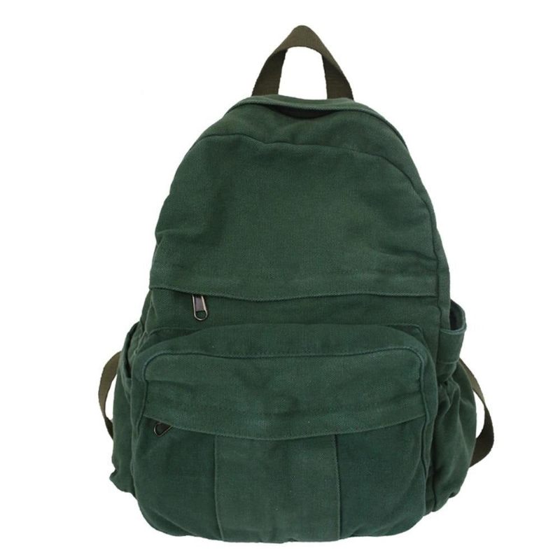 Student Kvinde Bomuld Canvas Rygsæk Kawaii Kvinder Vintage Skoletaske Teenagepige Søde Rygsække Mode Dame Luksus Taske Bog