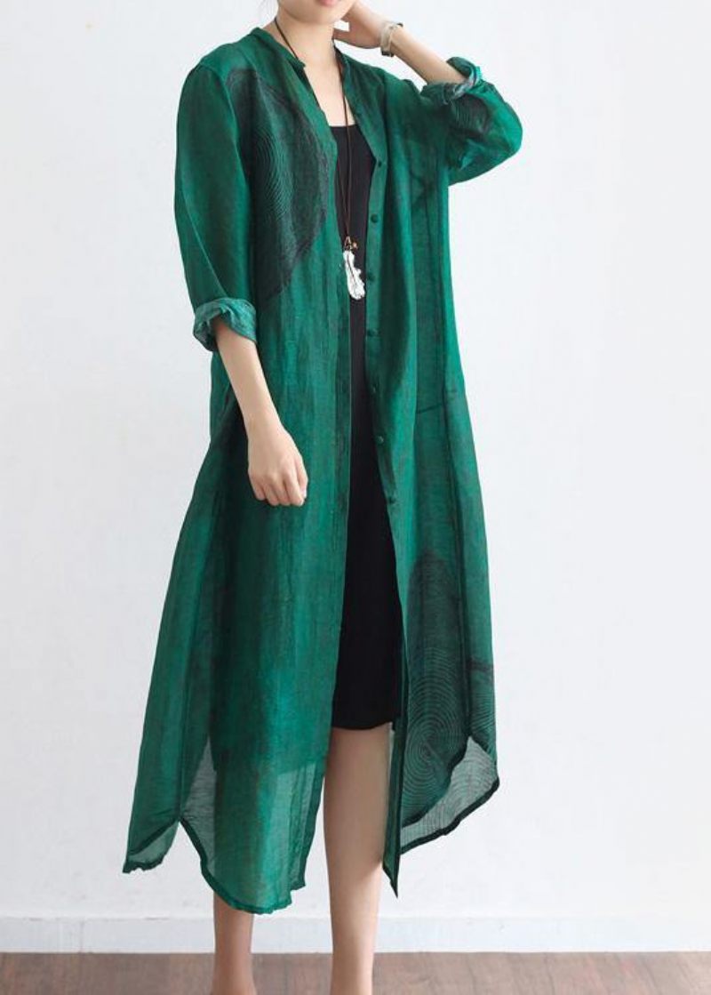 2024 Spring Loose Large Art Silk Cardigan - Dame cardigans