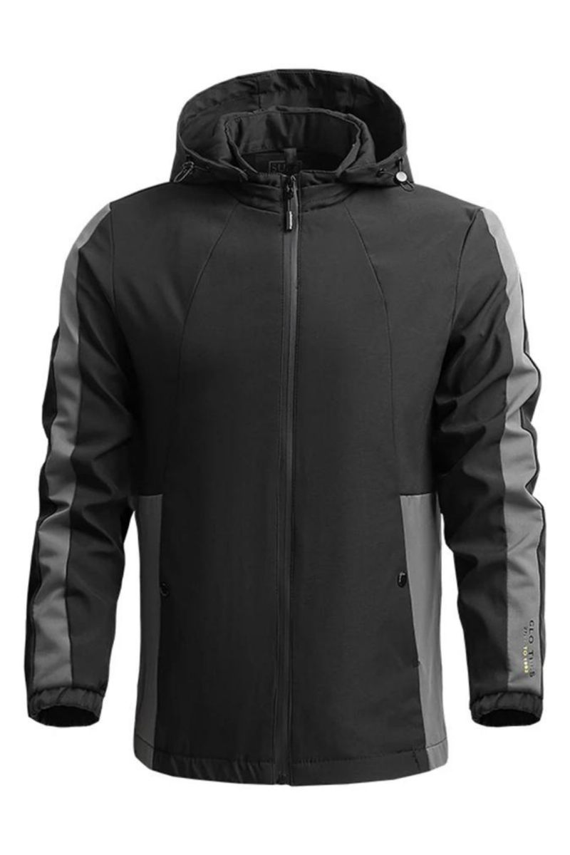 Mænd Forår Efterår Hættejakke Frakke Casual Windbreaker Mand Overtøj Udendørs