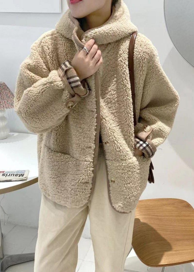 Diy Hættelommer Fin Maxi Coat Khaki Outwear