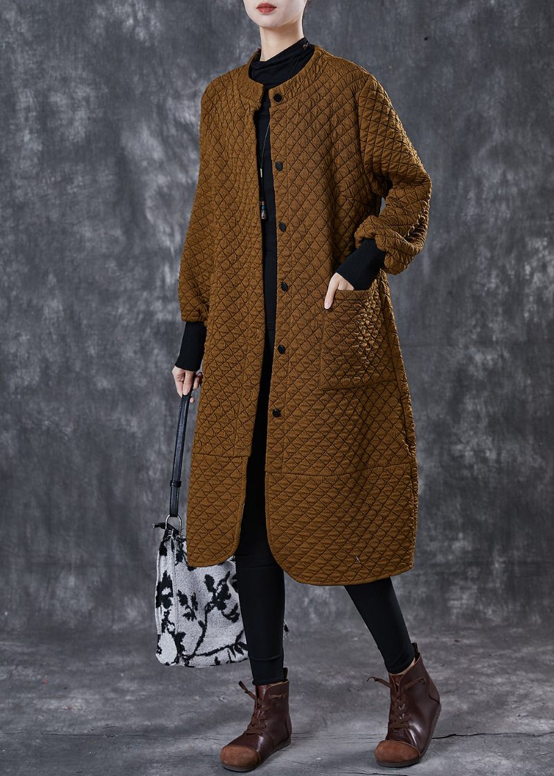 Kaffe Bomuld Frakke Outwear Oversized Lommer Spring - Dame vinterfrakker