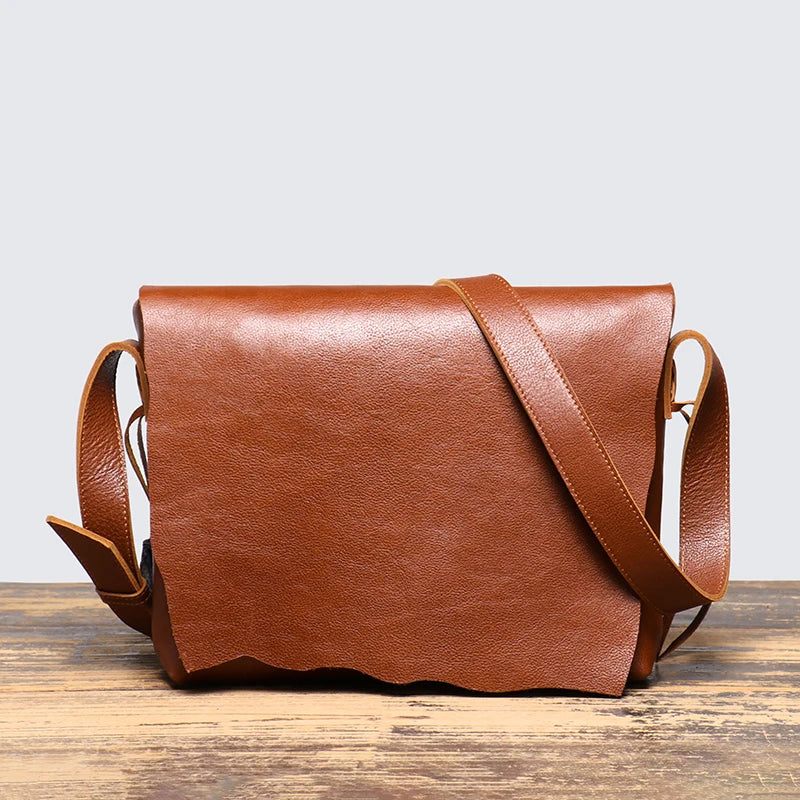 Blødt Læder Skuldertasker Luxury Crossbody Taske - Sort