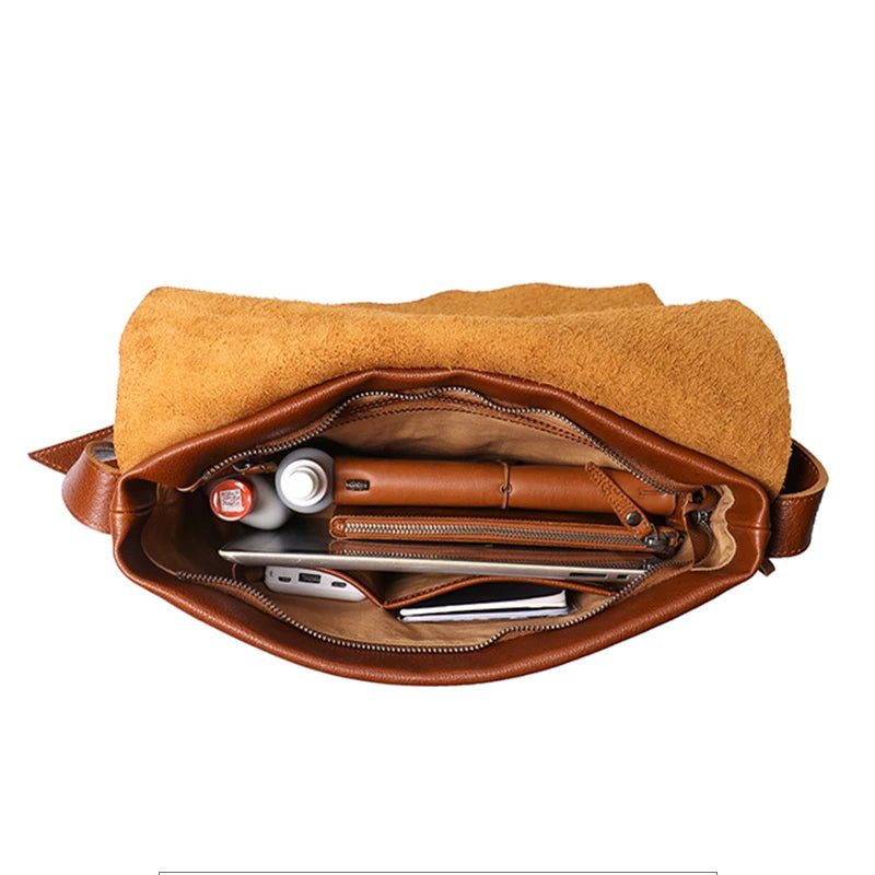 Blødt Læder Skuldertasker Luxury Crossbody Taske - Sort