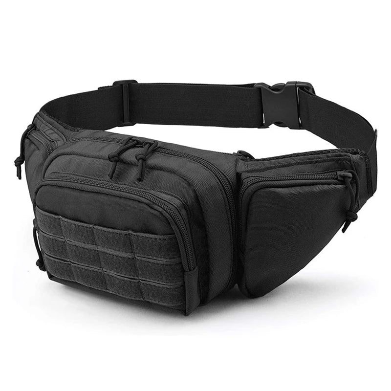 Taljetaske Pistolhylster Militær Fanny Pack Sling Skuldertaske Udendørs Brystpakke Skjult Pistolbærehylster - Khaki