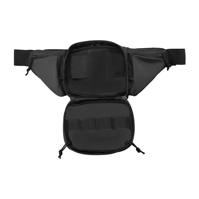 Taljetaske Pistolhylster Militær Fanny Pack Sling Skuldertaske Udendørs Brystpakke Skjult Pistolbærehylster - Khaki