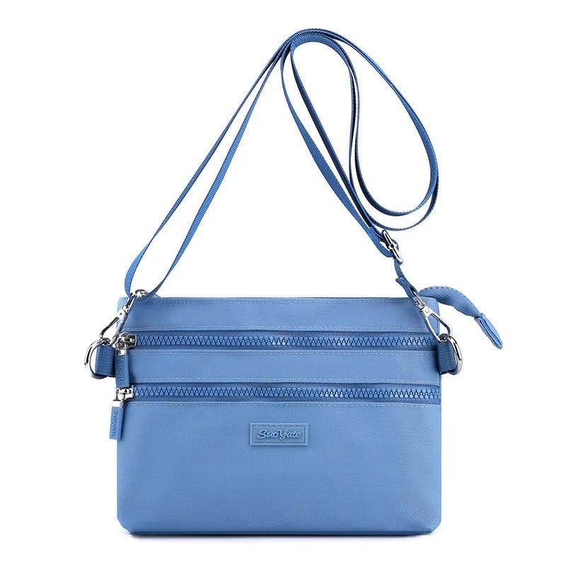 Kvinder Mini Skuldertasker Small Crossbody Messenger Bag Designer Pocket Dame Multilayer Card Holder - Sort