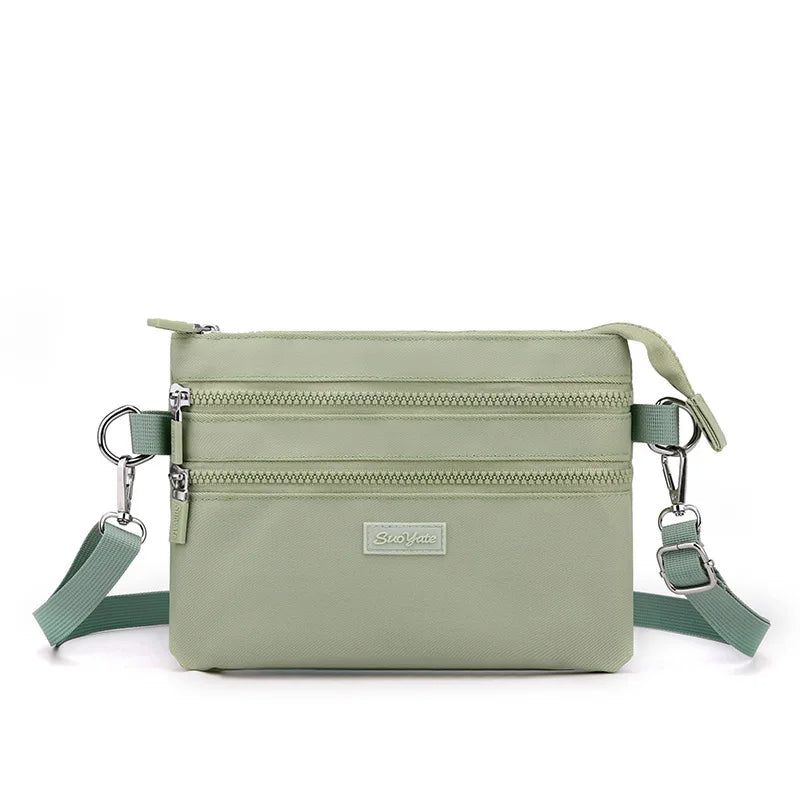 Kvinder Mini Skuldertasker Small Crossbody Messenger Bag Designer Pocket Dame Multilayer Card Holder - Sort