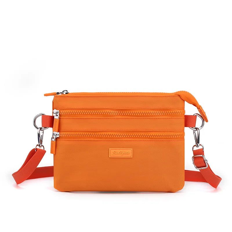 Kvinder Mini Skuldertasker Small Crossbody Messenger Bag Designer Pocket Dame Multilayer Card Holder - Sort