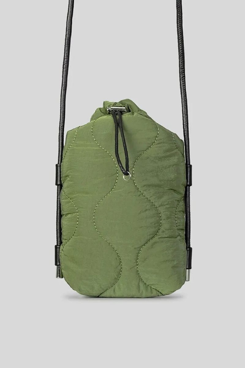 Quiltet Polstret Crossbody-tasker Til Kvinder Designer Dun-bomuldsskuldertaske Casual Nylon Messenger Bag Small