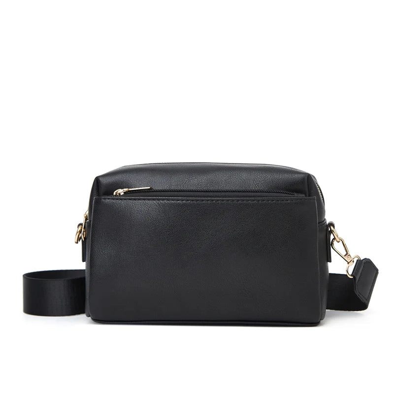 Skuldertasker Til Kvinder Solid Crossbody-taske Kvinde Telefonpung Messenger Håndtaske - Brun