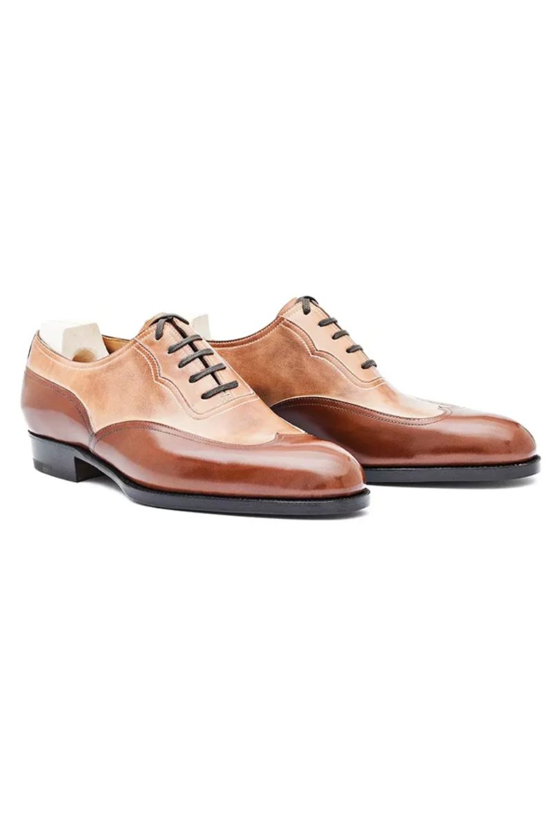 Oxford Dress Bedste Mænd Sko Office Original Ægte Læder Business Shoe Designer Håndlavede Sko